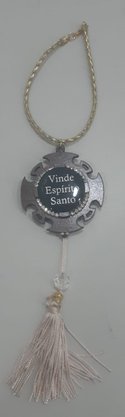Adorno com Imagem Resinado para Carro - DIVINO ESPIRITO SANTO -