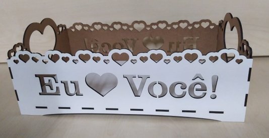 Bandeja Dias dos Namorados em MDF 3mm -