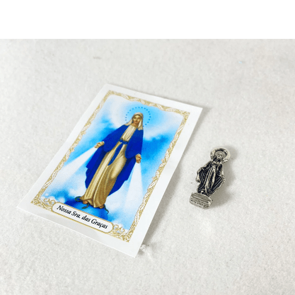 Imagens de Bolso com Oração 2,5 cm - Nossa Senhora das Graças