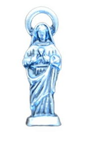 Imagens de Bolso com Oração 2,5 cm -  Sagrado Coração de Maria