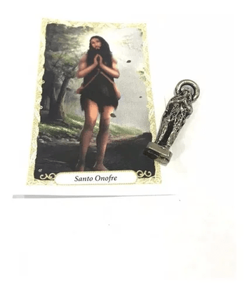 Imagens de Bolso com Oração 2,5 cm - Santo Onofre -