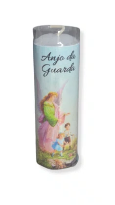 Kit 6 un Vela Votiva 3,5x10 cm - Anjo da Guarda