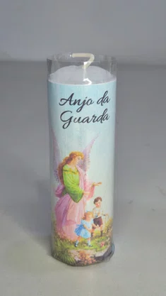 Kit 6 un Vela Votiva 3,5x10 cm - Anjo da Guarda