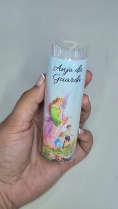 Kit 6 un Vela Votiva 3,5x10 cm - Anjo da Guarda