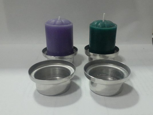 kit com 4 Suporte para vela 3,5 cm -