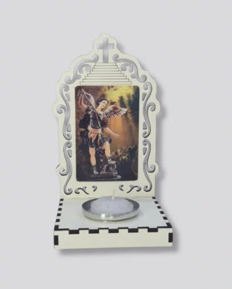 Kit de Quaresma de São Miguel - Oratório,40 velas e terço