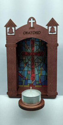 Oratório Pequeno com Vela -