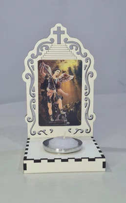 Oratório São Miguel com 1 vela 3D