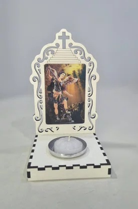 Oratório São Miguel com 1 vela 3D