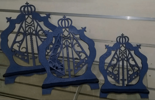 Porta Bíblia Grande em MDF - N. S. Aparecida -