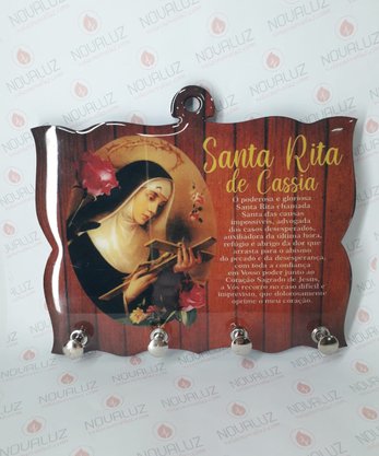 Porta Chaves 4 Pinos Resinado - Santa Rita de Cássia -
