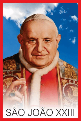 Porta Vela  com Imagem Colorida - Papa São João 23 -
