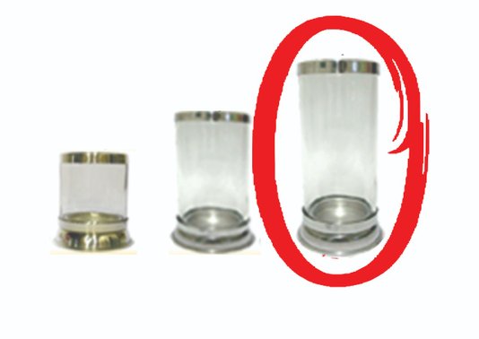 Porta Vela Liso  - Base Baixa -