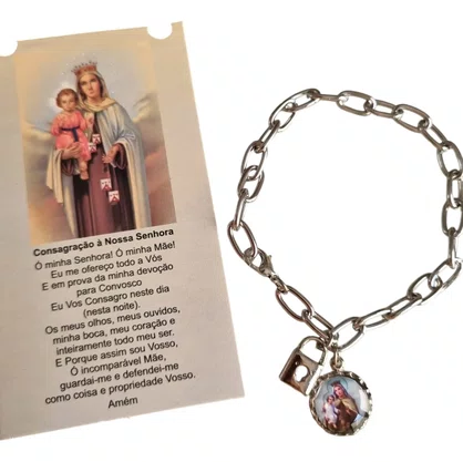 Pulseira Cadeia De Consagração Nossa Senhora Do Carmo