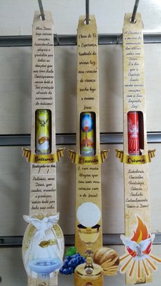 Relicário - Eucaristia - Vela Torneada
