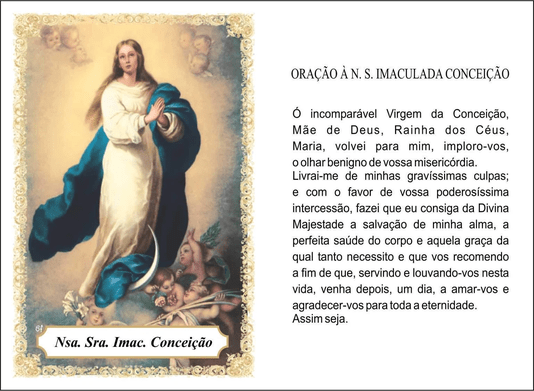 Santinho de Papel - Padrão 6,5 cm x 9,5 cm - 100 unidades