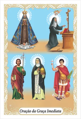 Santinho de Papel - Padrão 6,5 cm x 9,5 cm - 100 unidades