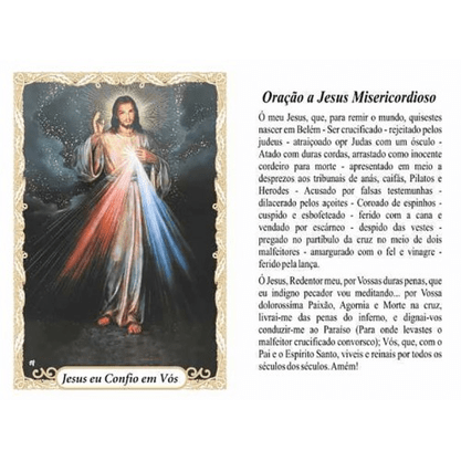 Santinho de Papel - Padrão 6,5 cm x 9,5 cm - 100 unidades