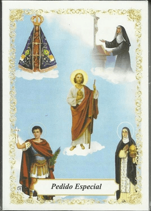 Santinho de Papel - Padrão 6,5 cm x 9,5 cm - 100 unidades