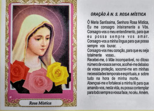 Santinho de Papel - Padrão 6,5 cm x 9,5 cm - 100 unidades