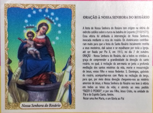 Santinho de Papel - Padrão 6,5 cm x 9,5 cm - 100 unidades