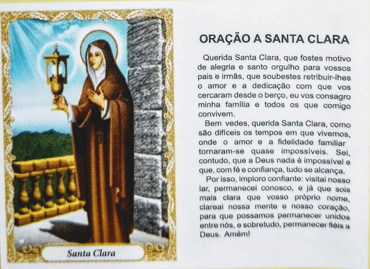 Santinho de Papel - Padrão 6,5 cm x 9,5 cm - 100 unidades