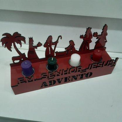 Suporte do Advento de Mesa - MDF -