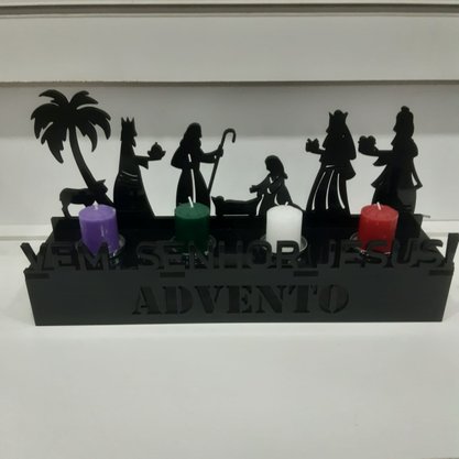 Suporte do Advento de Mesa - MDF -