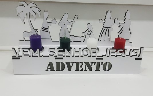 Suporte do Advento de Mesa - MDF -
