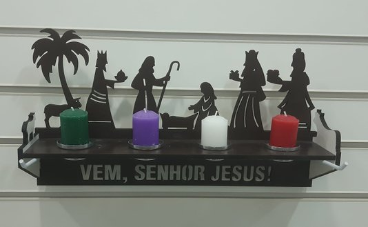 Suporte do Advento de Parede - MDF -