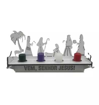 Suporte do Advento de Parede - MDF -