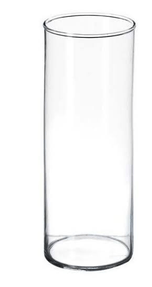 Tubo de Vidro para Castiçal - 09 x 18 cm -
