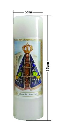 Vela  Média Votiva - 5 x 15 cm - Parafina -