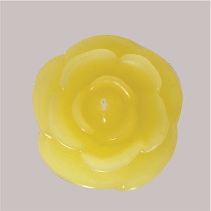 Vela Flutuante Flôr - Rosa - Média -