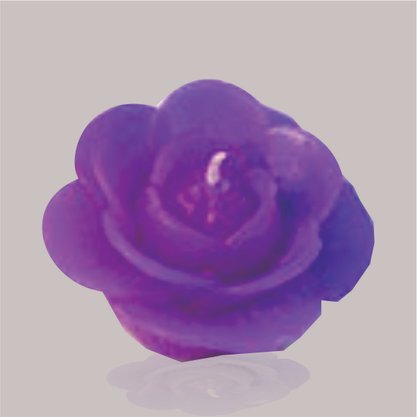 Vela Flutuante Flôr - Rosa - Média -