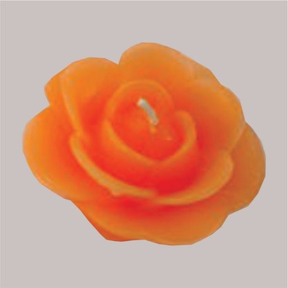 Vela Flutuante Flôr - Rosa - Média -