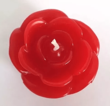 Vela Flutuante Flôr - Rosa - Pequena -