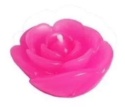 Vela Flutuante Flôr - Rosa - Pequena -