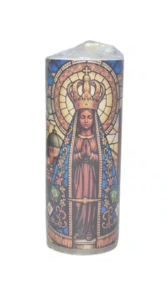 Vela Grossa Votiva - 5,7 x 14 cm - N. S. Aparecida (modelo 1)