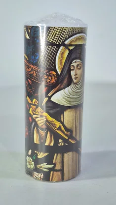 Vela Sete Dias 5,7x14 cm - Santa Rita de Cássia