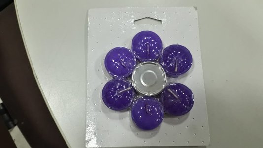 Velas Lamparinas = 6 vela + 1 Rechô -
