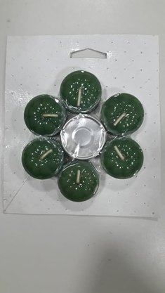Velas Lamparinas = 6 vela + 1 Rechô -