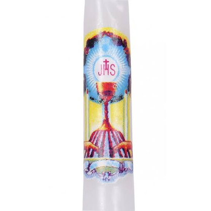 Velas para 1ª Eucaristia Torneadas -Tradicionais - Unidade -