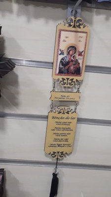 Adorno com Imagem 3D - N. S. Perpétuo Socorro e Oração -