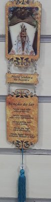 Adorno  com Imagem 3D -  N. S. de Nazaré e Oração -