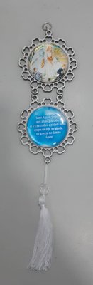 Adorno com Imagem Resinado com 2- ANJO DA GUARDA -