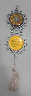 Adorno com Imagem Resinado com 2 - DIVINO ESPIRITO SANTO -