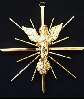 Anjo de Metal Raiado -