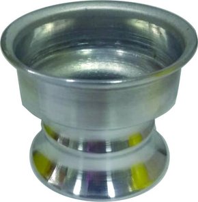 Base de Alumínio Repuchado para Vela - de 5 cm -