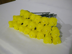 Botão de Rosa com Caule Perfumada - Grande - Refil -